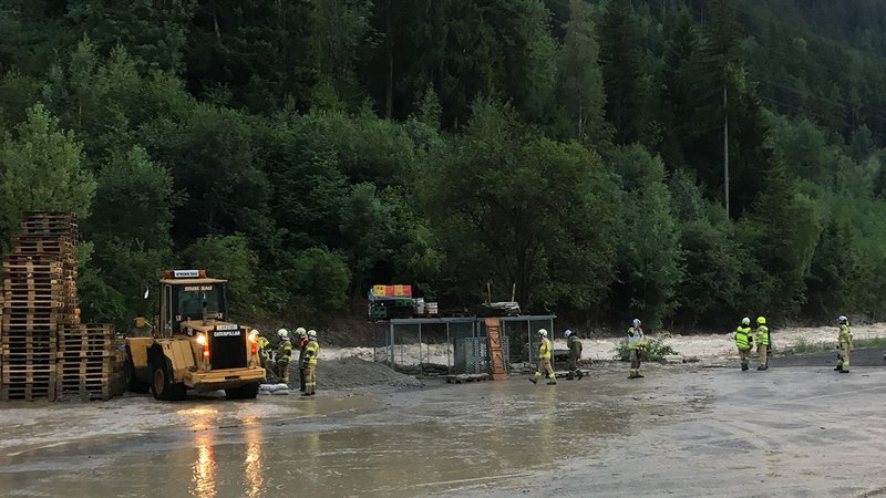 Muren nach Starkregen im Stanzertal