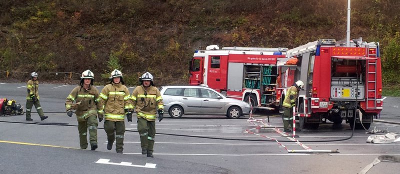 Atemschutzübung bei Handl-Tyrol in Pians