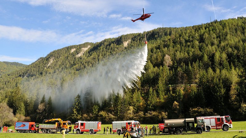 Die Feuerwehr Landeck nahm an der KAT-Übung "Bachstelze 2017" teil