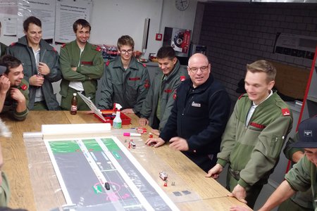 Professionelles Tunnellöschtraining an der IFA in der Schweiz