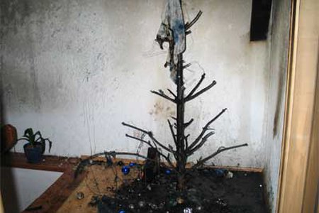 Christbaumbrand in Landeck