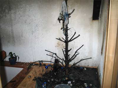 Christbaumbrand in Landeck
