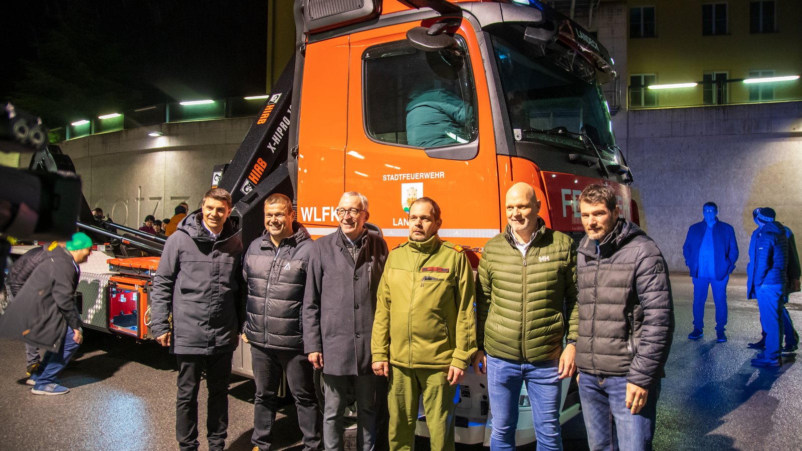 Bilder vom Fahrzeugempfang