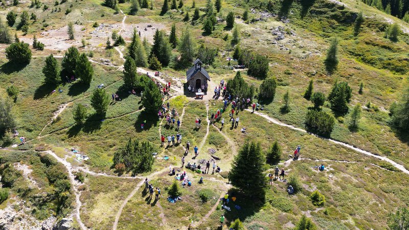 Bergmesse bei der Florianikapelle am Zirmegg