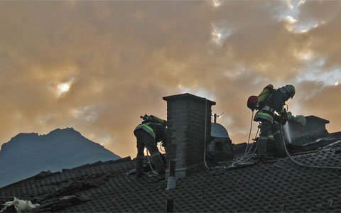 Brand in Nauders
