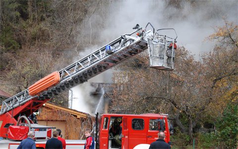 Fließer Familie nach Brand obdachlos