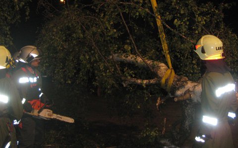 Ein Sturm fegte über Landeck