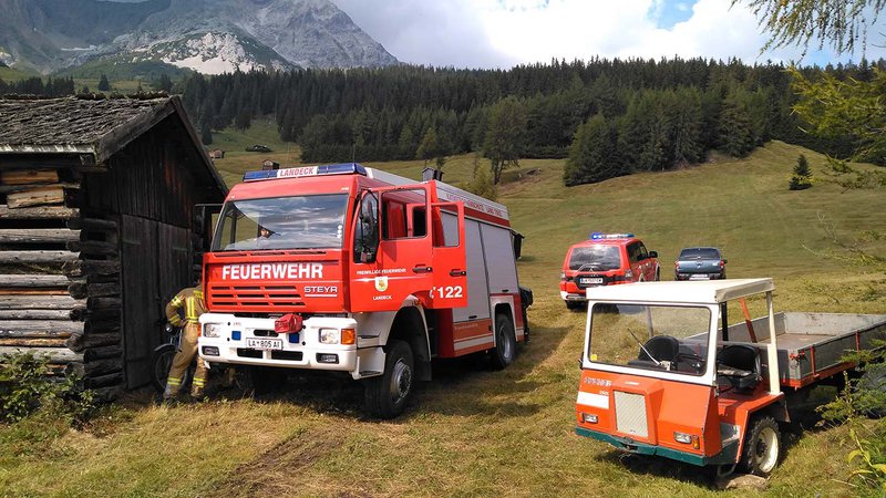 Traktorbergung Dawinalpe Strengen