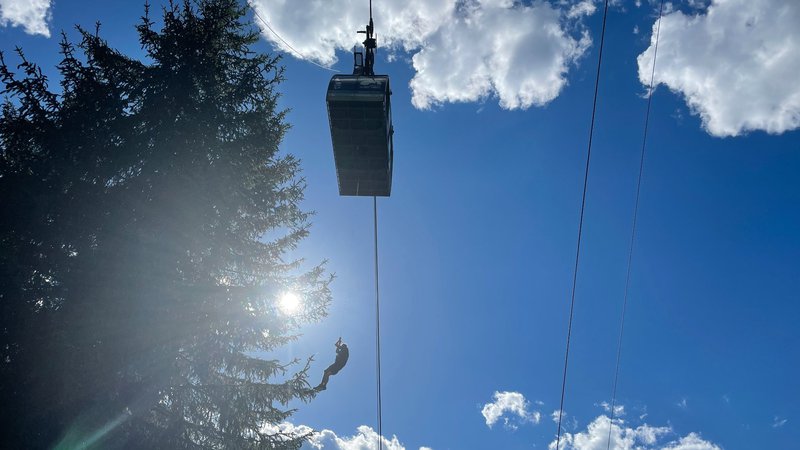 Stillstand der Venet Gondelbahn