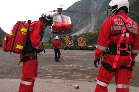 Waldbrand oberhalb von Zams