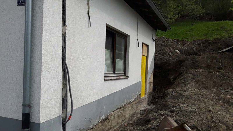 Sanierungsarbeiten am Gerätehaus Perfuchsberg