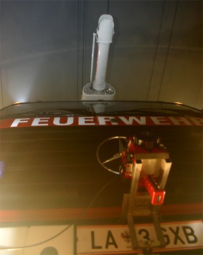 Tunnelübung in der Bahnumfahrung Zams