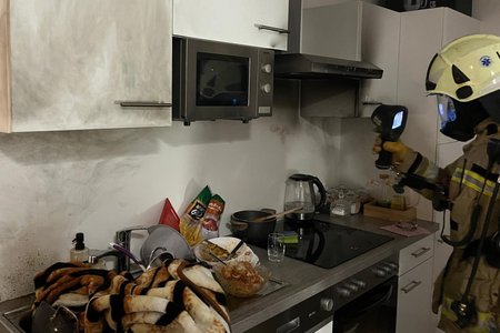 Küchenbrand in Landeck