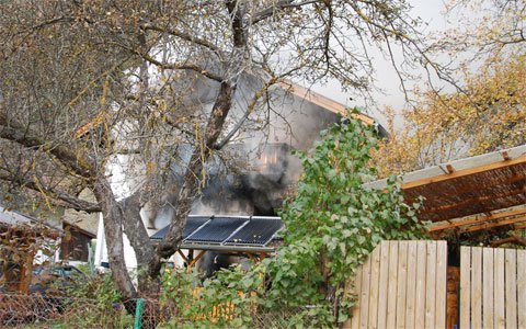 Fließer Familie nach Brand obdachlos