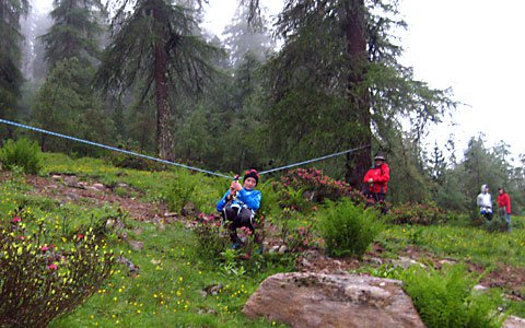 Feuerwehrjugend auf der Landecker Schihütte