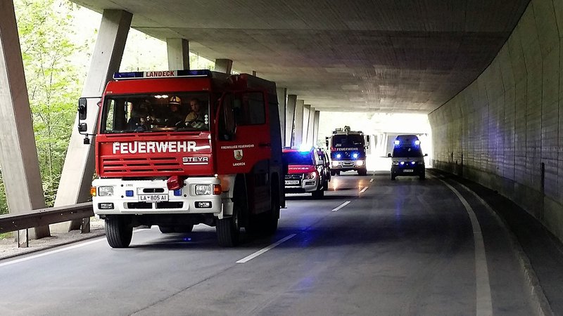 Felssturz in Nauders - eine Person getötet