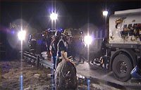 LKW-Unfall mit Gefahren-Stoff-Austritt