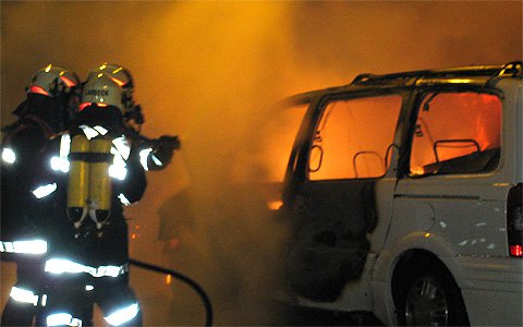 Feuer im Strenger Tunnel