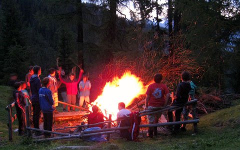 Die Jugendfeuerwehr auf der Landecker Schihütte