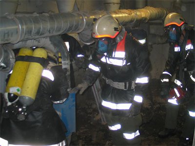 neuerlicher Schwelbrand in der Spinnerei Landeck