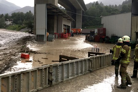 Muren nach Starkregen im Stanzertal