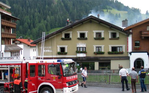 Brand in Nauders