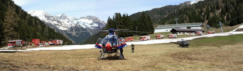 Hubschrauberübung in Ischgl