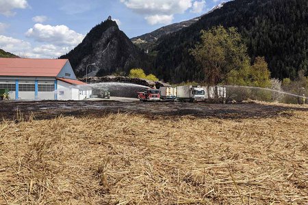 Wiesenbrand in Zams