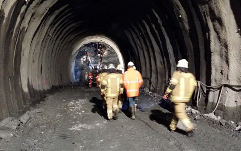 Besichtigungen von Tunnelbaustellen im Bezirk Landeck
