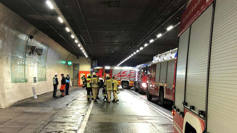 Fahrzeugbrand im Arlbergtunnel