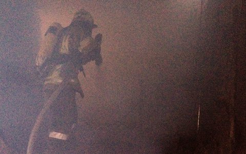 Containerbrand beim Funpark in Landeck