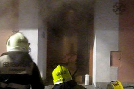 Zimmerbrand in einer Landecker Schneiderei