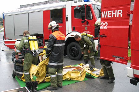 Gefahrenstoffaustritt in St. Anton