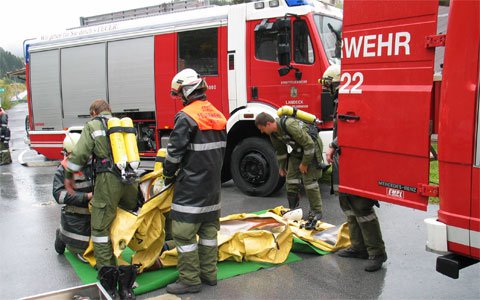 Gefahrenstoffaustritt in St. Anton