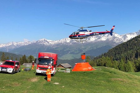 Waldbrand in Nauders