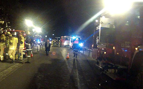 Brand einer Wellnesslandschaft in St. Anton