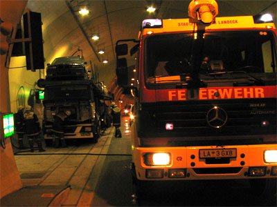 Erster Einsatz im neuen Strenger Tunnel
