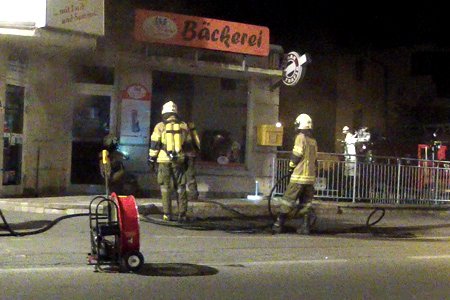 Brand in Landecker Geschäft