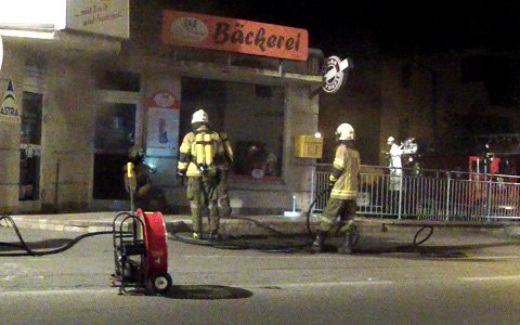 Brand in Landecker Geschäft