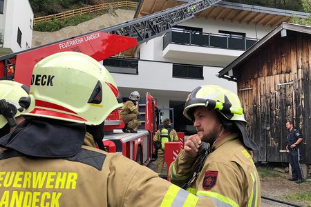 Dachstuhlbrand in Grins