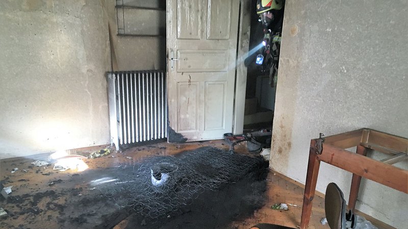 Brandalarm in der ehemaligen Metzgerei Zangerl