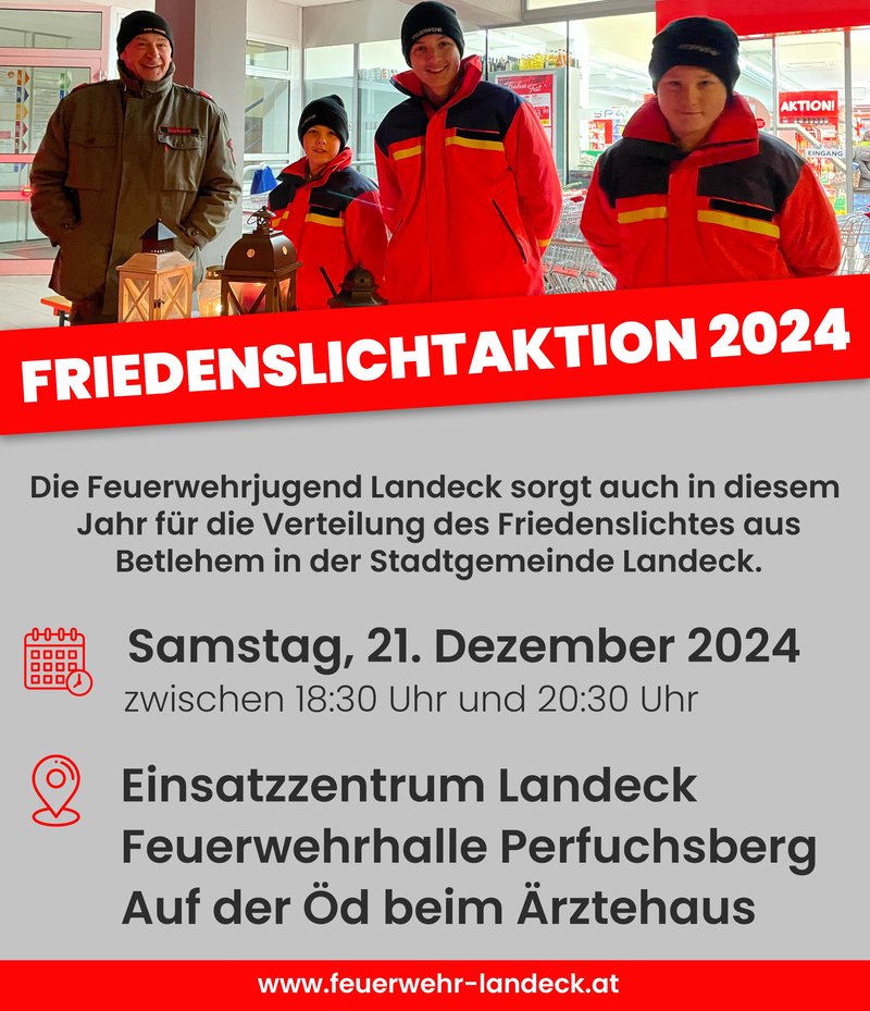 Friedenslichtaktion 2024 - Ankündigung