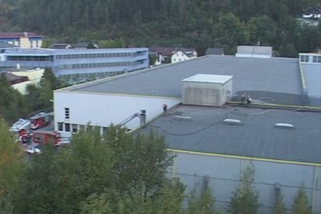 Schwelbrand in der Spinnerei Landeck