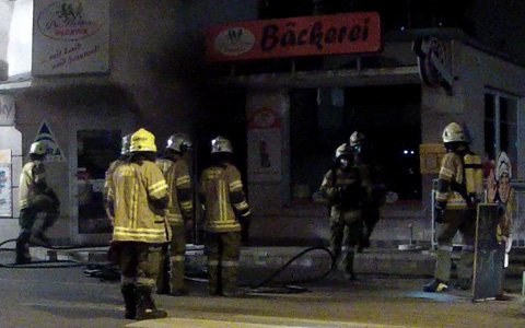 Brand in Landecker Geschäft