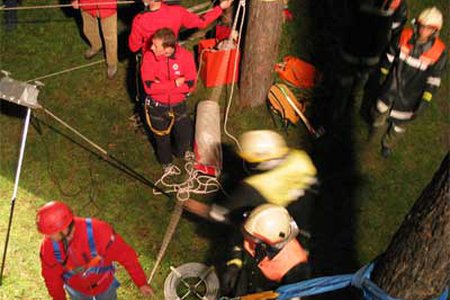 Übung mit der Bergrettung Landeck