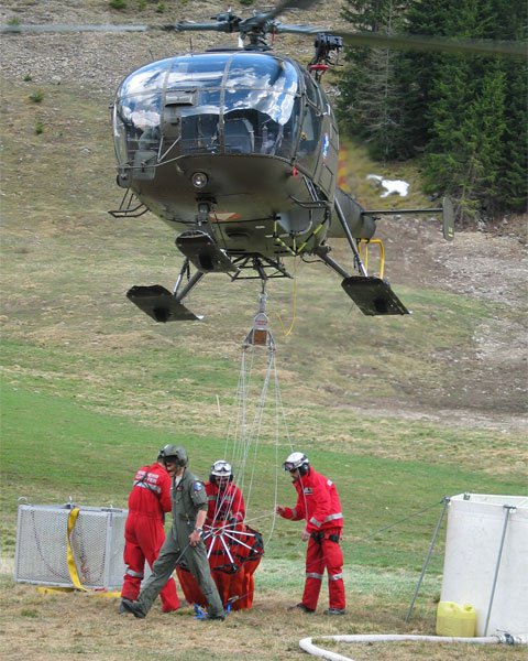 Waldbrand in Ischgl