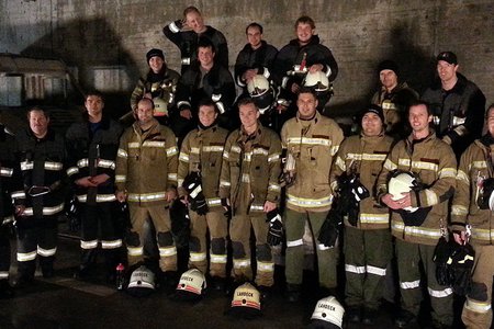 Tunnellöschtraining in Balsthal (CH) mit der FW Davos