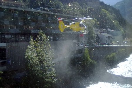 Wassereinsatz für die Feuerwehr und Wasserrettung Landeck