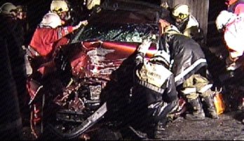 Schwerer Verkehrsunfall in der Gföll-Galerie