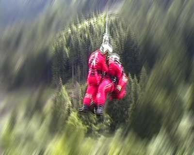 Gemeinsame Übung der Feuerwehr Landeck mit dem "C5"